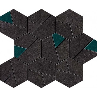 AN7A Boost Tarmac Mosaico Hex Jade 25x28.5