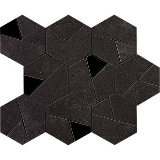 AN7B Boost Tarmac Mosaico Hex Black 25x28.5