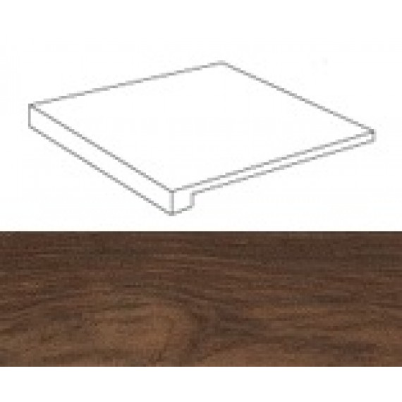Ступени ANC0 Etic Palissandro Scalino Angolare SX 22.5x22.5