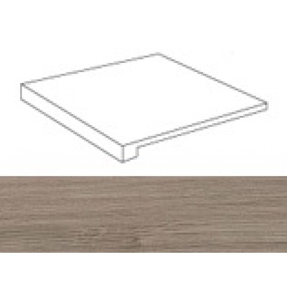 Ступени ANC1 Etic Rovere Grigio Scalino Angolare SX 22.5x22.5