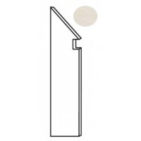 ANCN Etic Rovere Bianco Battiscopa Sag.SX 7.2x30