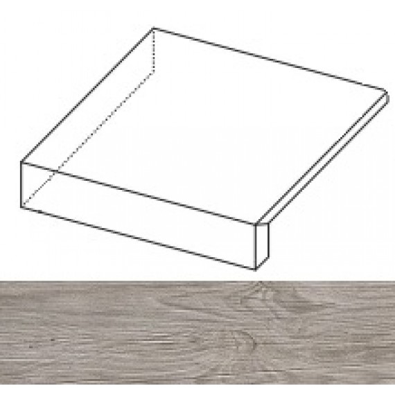 Ступени ANL2 Axi Silver Fir Scalino Angolare SX 22.5x22.5