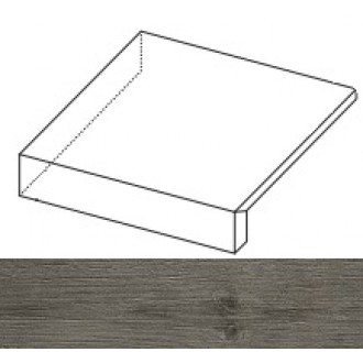 ANL4 Axi Grey Timber Scalino Angolare SX 22.5x22.5