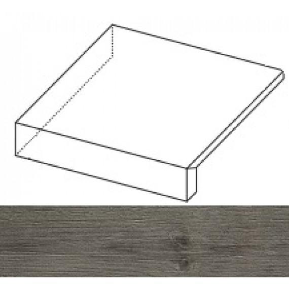 Ступени ANL4 Axi Grey Timber Scalino Angolare SX 22.5x22.5