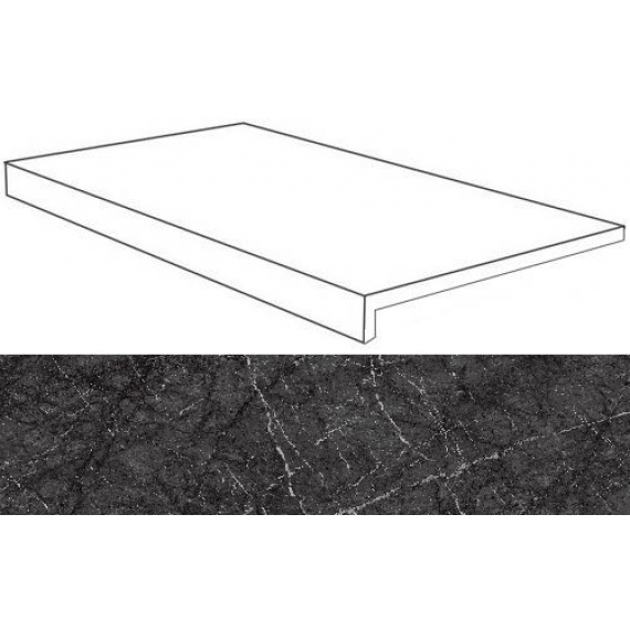 Ступени AO7F Marvel Grigio Intenso Scalino Lapp 33x60