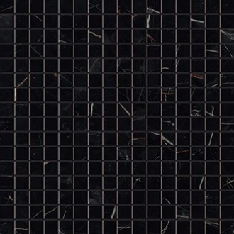 AOVB Marvel Black Atlantis Mosaico Lappato 30x30