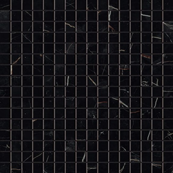 Мозаика AOVB Marvel Black Atlantis Mosaico Lappato 30x30