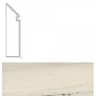 AOWL Marvel Bianco Fantastico Battiscopa Sag. DX 7,2x30