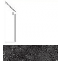 AOWN Marvel Grigio Intenso Battiscopa Sag. DX 7,2x30