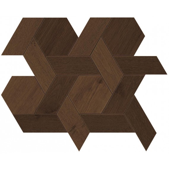 Керамогранит AOYJ Heartwood Moka Mansion Weave 34,6x40
