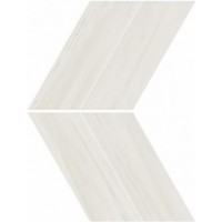 AS1Q Marvel Bianco Dolomite Chevron Lappato 22,5X22,9 