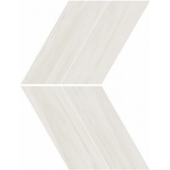 Керамогранит AS1Q Marvel Bianco Dolomite Chevron Lappato 22,5X22,9 