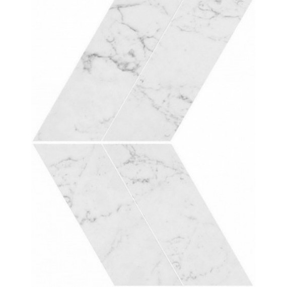 Керамогранит AS1V Marvel Carrara Pure Chevron Lappato 22,5x22,9 