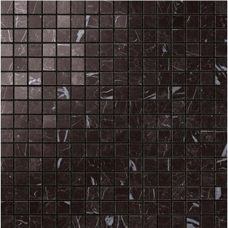 AS3U Marvel Nero Marquina Mosaico Lappato 30x30