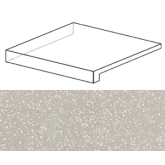 AS8Z Marvel Terrazzo Pearl Scalino Ang. Sx 33x33