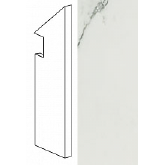 ASNC Marvel Calacatta Battiscopa Sag.DX 7,2x30