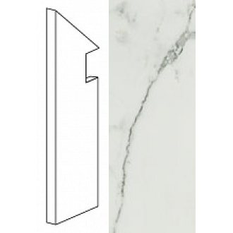 ASNI Marvel Calacatta Battiscopa Sag.SX 7,2x30