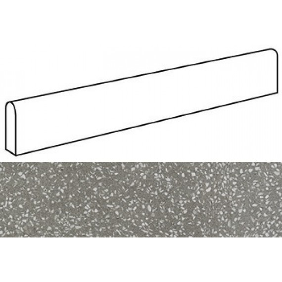 Керамогранит AT9K Marvel Terrazzo Grey Battiscopa Digitale Matt 4.6x60
