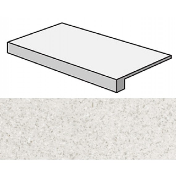 Ступени AT9R Marvel Terrazzo White Scalino Matt 33x60