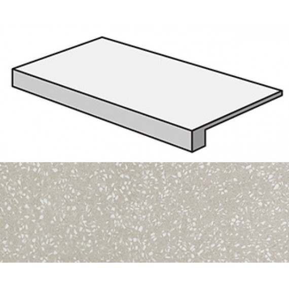 Ступени AT9T Marvel Terrazzo Pearl Scalino Matt 33x60