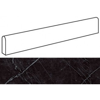 ATDS Marvel Nero Marquina Battiscopa Lapp 7.2x60