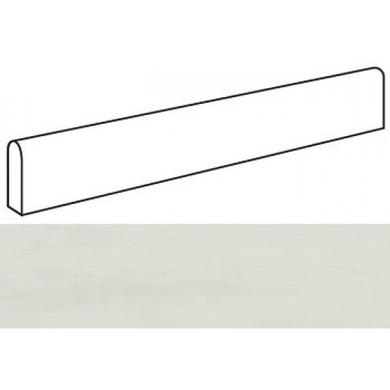 Керамогранит ATDT Marvel Bianco Dolomite Battiscopa Matt 7.2x60