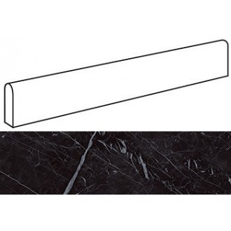 ATDX Marvel Nero Marquina Battiscopa Matt 7.2x60