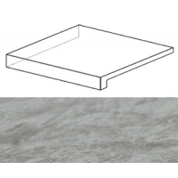 ATEA Marvel Bardiglio Grey Scalino Ang. Sx 33x33