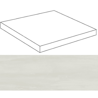 ATEE Marvel Bianco Dolomite Scalino Ang. Dx 33x33