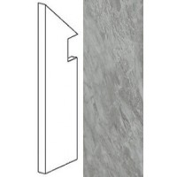 ATEL Marvel Bardiglio Grey Battiscopa Sag. SX 7.2x30