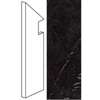 ATEN Marvel Nero Marquina Battiscopa Sag. SX 7.2x30