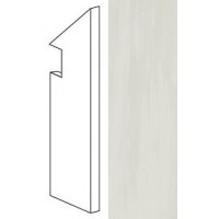 ATEO Marvel Bianco Dolomite Battiscopa Sag. DX 7.2x30