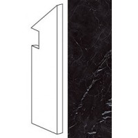 ATES Marvel Nero Marquina Battiscopa Sag. DX 7.2x30