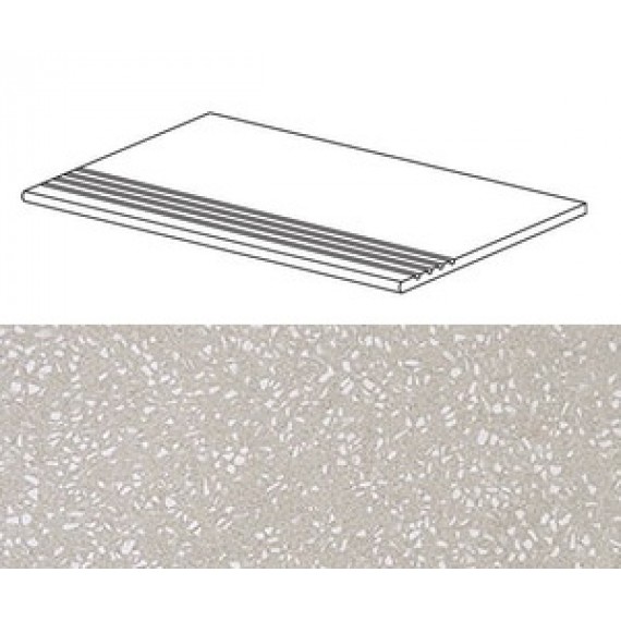 Ступени AUDC Marvel Terrazzo Pearl Gradino Matt 30x60