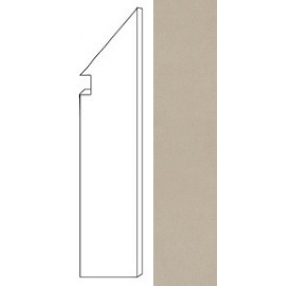 Керамогранит AUI1 Arkshade Dove Battiscopa Sag.Dx. 7.2x30