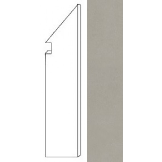 Керамогранит AUI2 Arkshade Grey Battiscopa Sag.Dx. 7.2x30