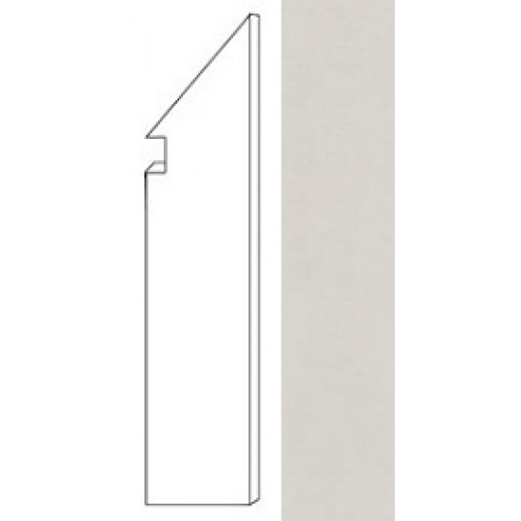 Керамогранит AUIZ Arkshade White Battiscopa Sag.Dx. 7.2x30