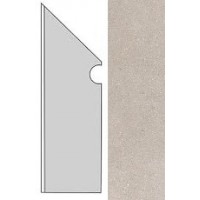 AUO0 Kone Silver Battiscopa Sag.Sx. 7.2x30