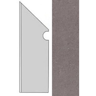 AUO2 Kone Grey Battiscopa Sag.Sx. 7.2x30