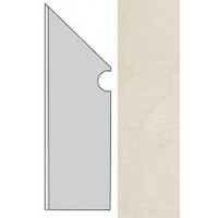 AUOY Kone White Battiscopa Sag.Sx. 7.2x30