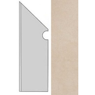 AUOZ Kone Beige Battiscopa Sag.Sx. 7.2x30