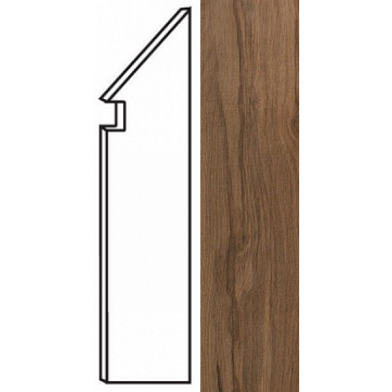Керамогранит AV8I Etic Noce Hickory Battiscopa Sag.DX 7,2х30