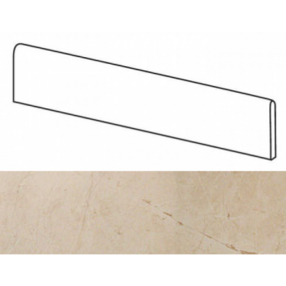 Керамогранит AVXV Marvel Beige Battiscopa Lappato 7,2x60