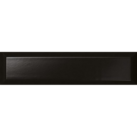 Керамическая плитка AZDC Плитка Brick Black Bevel 8x31.5