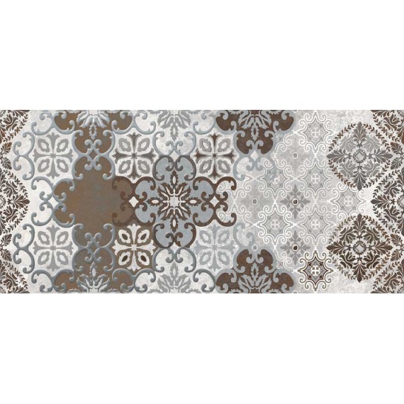 Керамическая плитка Alrami вставка многоцветная (AM2G451) 20x44