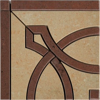 Angolo Rinascimento B Palissandro (Madras Pink, Palissandro) 15x15