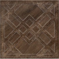 Antique Geometrie Walnut 20x20