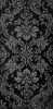 Architecture Damask Black+Silver Naturale 30x60