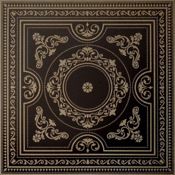 Керамогранит Architecture Rosone Brown+Gold Naturale 60x60
