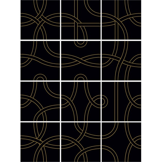 Керамическая плитка Arianna Oro 1N N 20x20 (микс)